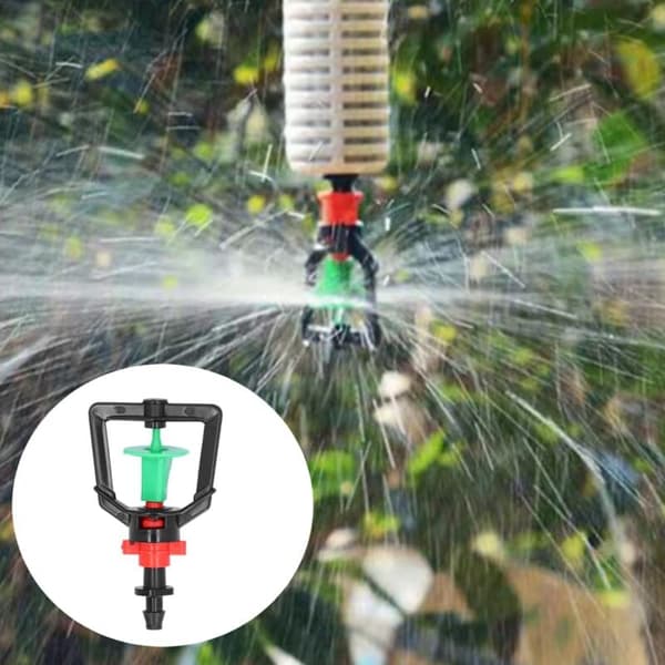 Sett 10x Mikro Roterende Sprinkler Drivhus Hagevanning