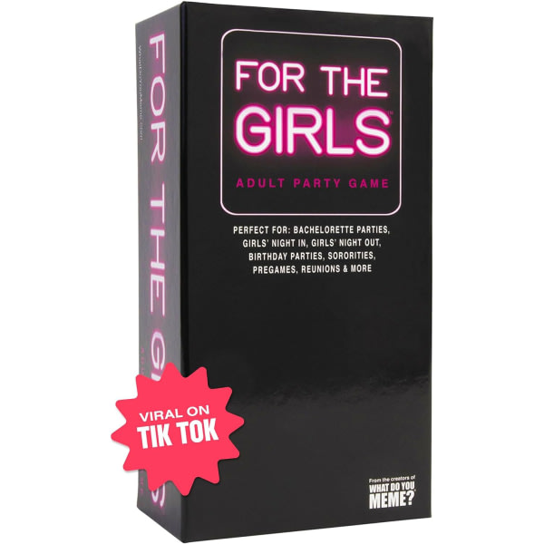 för The Girls - The Ultimate Girls Night Party Game Onko teillä? för flickorna incohearent Kortspel för flickor