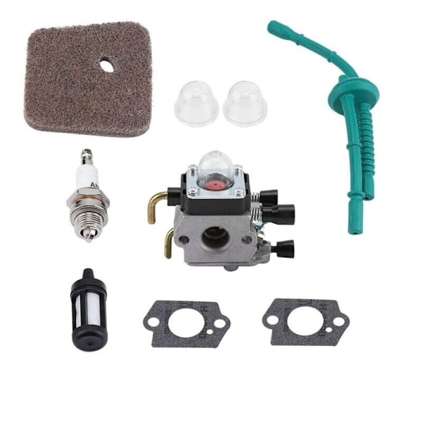 STIHL FS55 FS38 KM55 Luftfilter Bränsleledning Kit Tändstift Set Montering