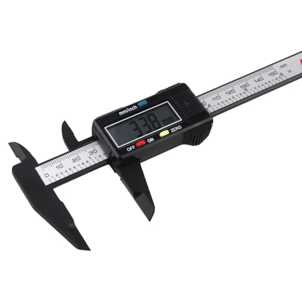 Digital LCD Mikrometer Skyvel caliper 150mm/6 tommer Elektronisk Skyvel caliper