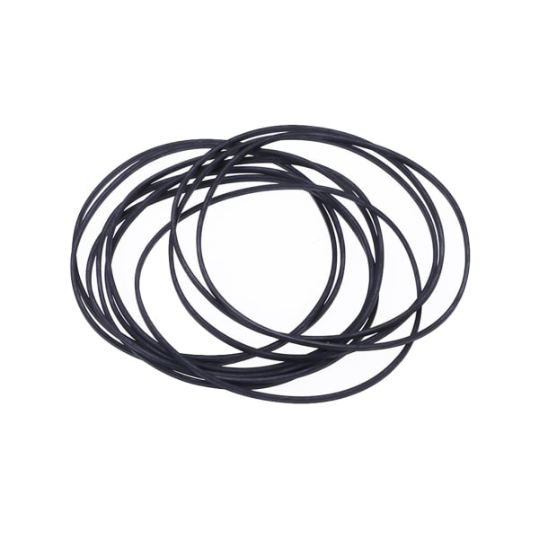 10 st Drivband Platta Gummiband DVD Kassettbandspelare Skivspelare Band Kassettband Ersättning Kvadrat 1,2 mm R
