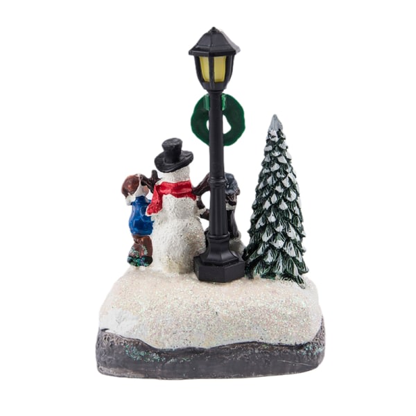 Jul LED Lighted House Bordsskiva Centerpieces Village Scene Multicolor One Size