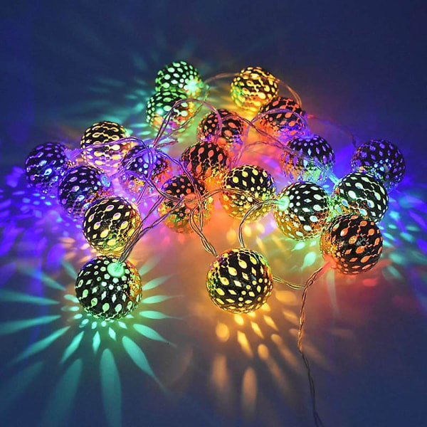 Ramadan Eid-lys 1,5m Marokkansk Ball String Lights 10Leds