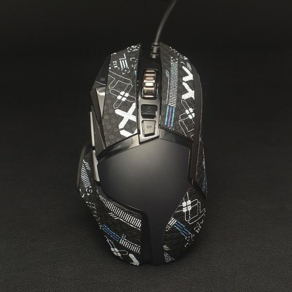 Lizard Mouse Skin Anti-slip Tape Mouse Skates Side Stickers for Logitech G502 Hero Mouse Moisture-wicking Pre Cut null - 7