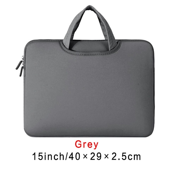 11 13 14 15 15.6 tommer Laptop Taske Til Laptop MacBook grå grey 15 inches