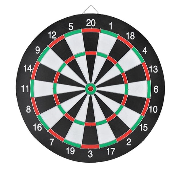 Dubbelsidig darttavla för vedligeholdelse og fritid tävlingsniveau Professionel dartsats set med flygende nål (12 tum (med 4 markörer))