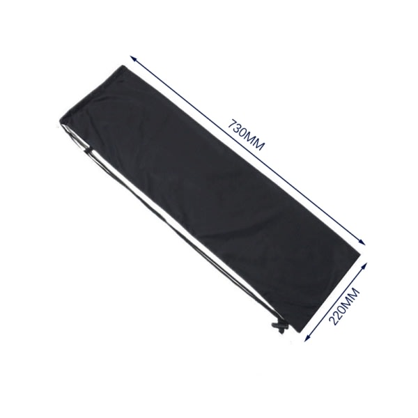 Plys Badmintonketcher Boldtaske Enkelt Skulder Vandafvisende Sort One Size Black one size