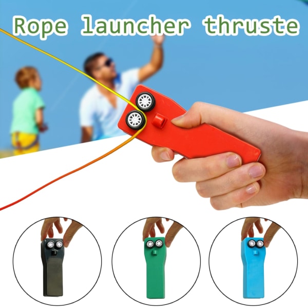 Rope Launcher Elektriskt snöre Rope Toy Rope Controller Bärbar elektrisk leksak Rolig leksak för barn utomhusfest