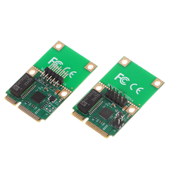 1Set Mini PCI-E nätverkskort 1000Mbps Gigabit Ethernet RJ45 LAN A