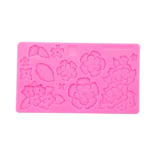 Kamelia blomsterform form DIY Fondant kage Cupcake T Pink
