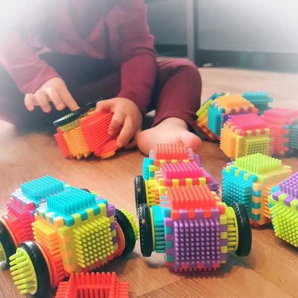 Nopper Byggesæt Legetøj - 192 dele Multicolor multif\u00e4rg