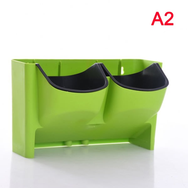 1 kpl itsekasteltava kukkaruukku Pinoamaton pystysuora tai seinälle ripustettava Green One Size Green One Size