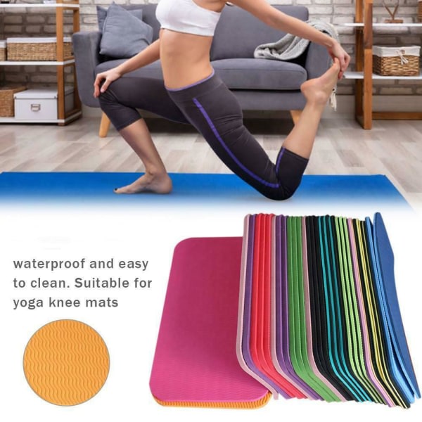 1:a Yogamatta Knäskydd Halksäker Fuktbeständig Yogamatta Cus Multi-colorB M