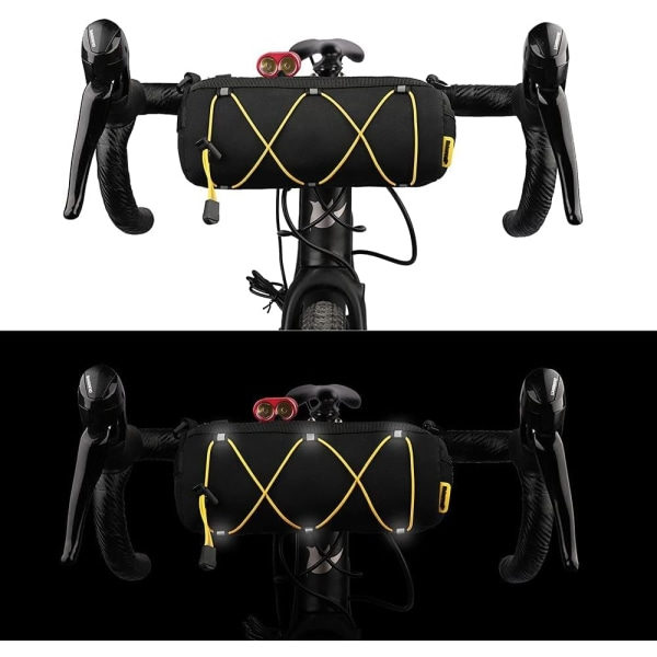Cykelstyrpose - Mountainbike Opbevaringspose - Professionel Landevejscykel Akselpose