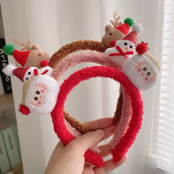 Jul Hårbånd Hodeplagg Xmas Plysj Hodeplagg Ren Myra A5 one size A5 one size