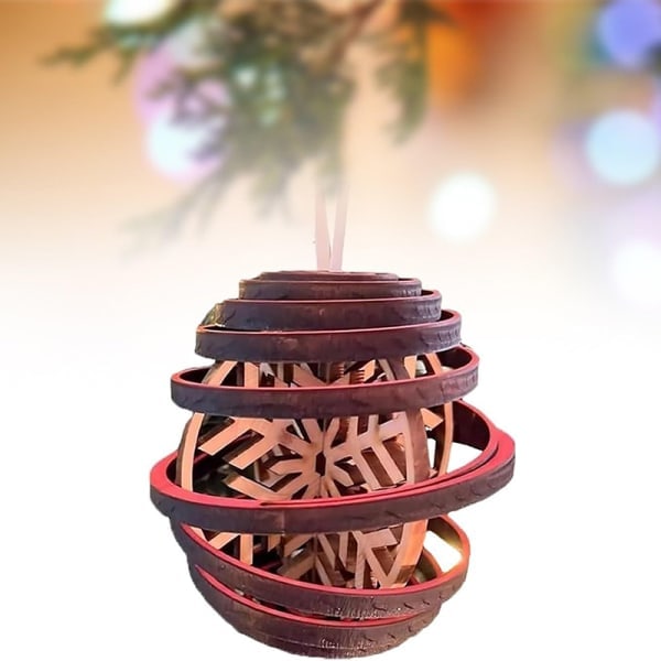 3D Dobbelt Spiral Snefnug A one size A one size