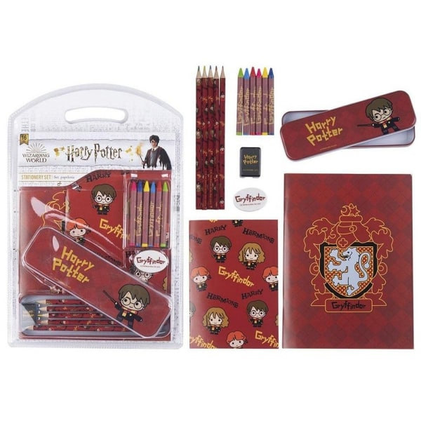 Brevpapir Sæt Harry Potter 16 Dele Rød