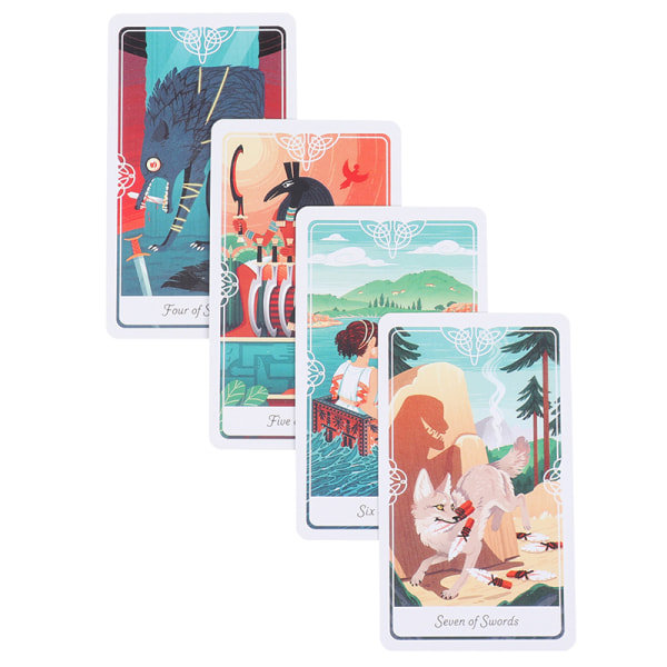 Tarot of the Divine En kortlek och guidebok inspirerad av folklore a Multicolor one size Multicolor one size