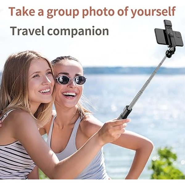 Nytt Selfie Stick Tripod Bluetooth fjärrkontroll Teleskopisk själv