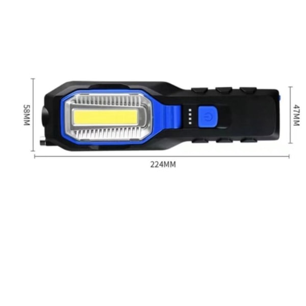 Työvalo Magneettinen imu taskulamppu Ladattava valaistus