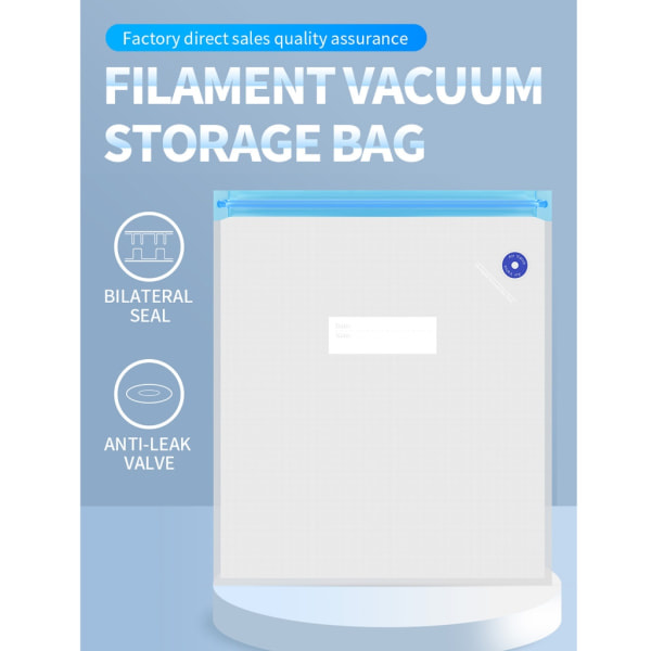 3D-skrivarfilamenttorkare PLA/ABS/TPU Filamentförvaring Vakuumpåsar Säker Förvaring Fuktresistent för 3D-skrivare null - 5