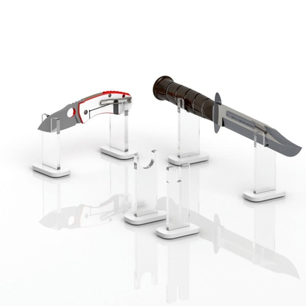 Akryl Display Stativ Knive Holder ter Display Holder Collecti Klar