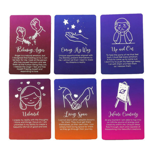 Mindful Messages Oracle Tarot -kort profetia ödes spådom Dec En storlek A One size