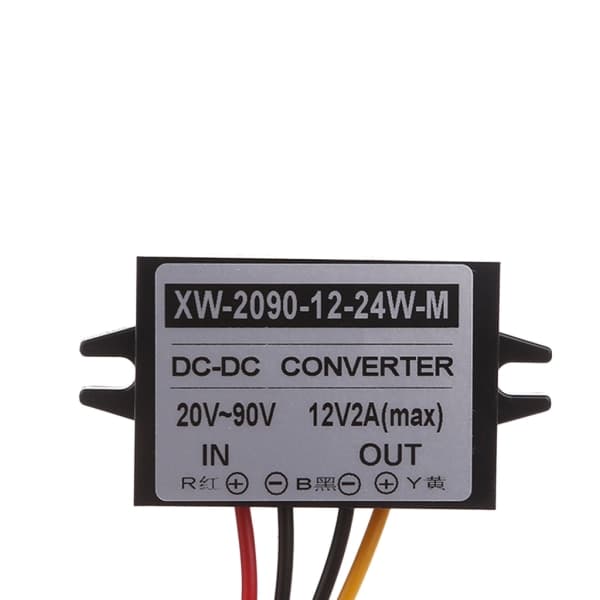Step Down Regulator Strømforsyning Adapter Konverterer 24V 36V 48V til 12V konverter null - 16A