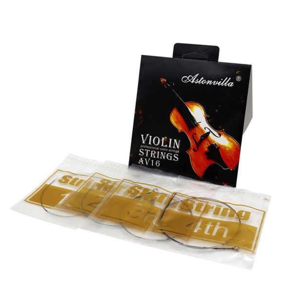 4 stk./ sæt Universelle violinstrenge til instrument 4/4 3/4 1/2 1/4 violin