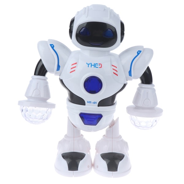 Leksaker för pojkar Robot Barn Toddler Robot 2 3 4 5 6 7 8 9 år gammal Vit one size White one size