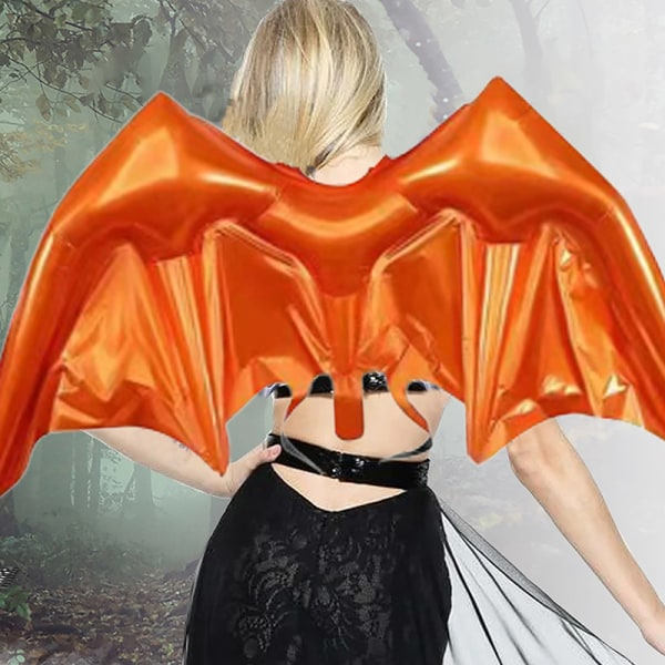 Jätte 4D Halloween fladdermusvingar bak hängande folie heliumballong i A2 onesize A2 onesize