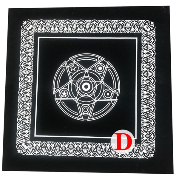 Tarot-kort bordsduk flanell spådomsaltare schackspel fortu C one size C one size