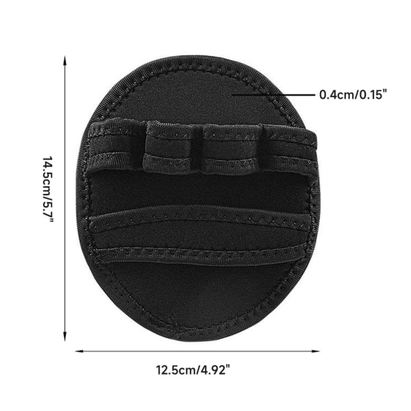 Sport Gym Handskar 4 Finger Loop Gym Workout Handskar Tyngdlyftningshandskar Fitness Gym Grip Pad för träning Pull-up