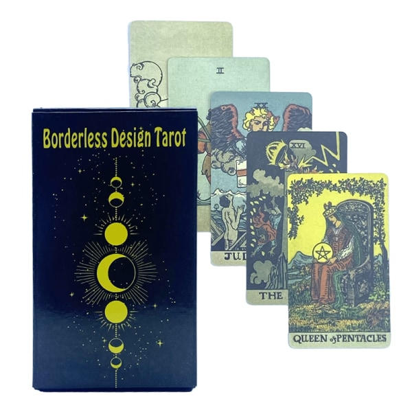 Grenseløs design Tarot-kort skjebne spådom familiefest brettspill A1 one size A1 one size
