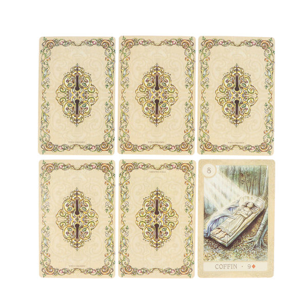Saga Lenormand Oracle Card Tarotkort Party Prophecy Divi Multicolor one size Multicolor one size