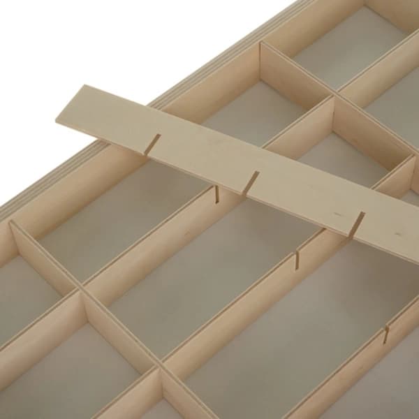 Storage Shelf for Figures / Collectibles - Shelf with small 54-compartments