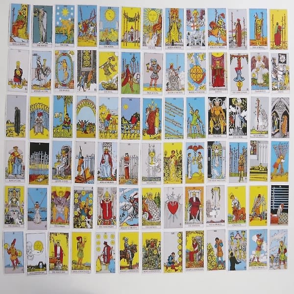 Nyt Tarot orakelkort mystisk spådom ridder Tarot pige kortspil brætspil Billede 3 Picture 3