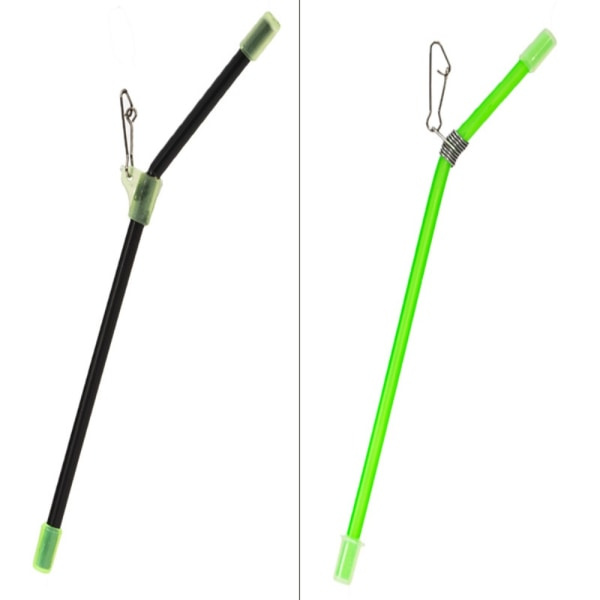 20ST Anti Tangle Boom Pipe Balansfäste SVART SVART Sort