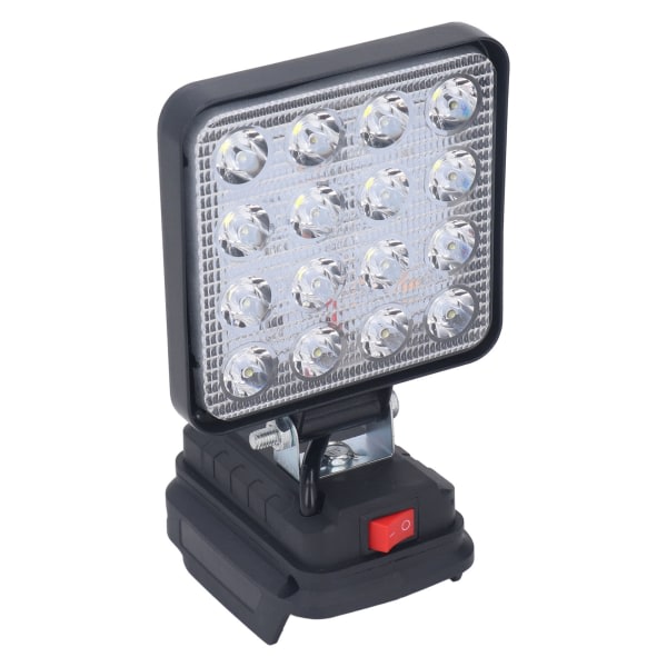 LED-arbeidslys trådløs 18V litiumbatteridrevet superlys utendørs sikkerhetslampe søkelys Spotlight for BL1830 1840 1850