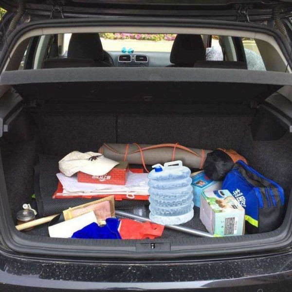 5L-15L Utomhus hopfällbar vattenpåse Camping Vikbara vattenbehållare Dricka multifunktion teleskopisk förvaring vattenflaska 15L
