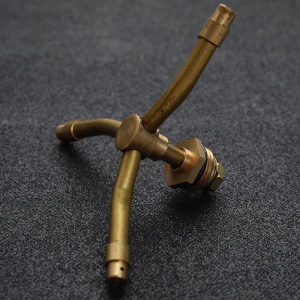 1/2\" koppar 360° automatisk roterande grässprinklerhuvud sprinkler Brons onesize Bronze onesize