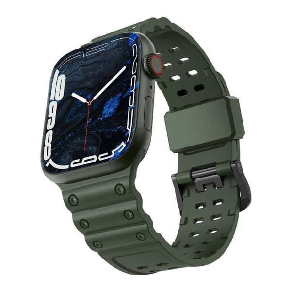 Apple Watch Ultra/SE/8/7/6 (49/45/44/42mm) rannekoru - vihreä