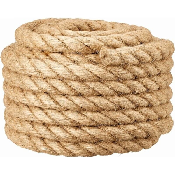 20 mm Barriere Reb til Trappegelænder/Balkongelænder, Snor til Tovtrækning, Gynger, Skib og Lift, Kamp og Gymnastik Klatring, 20mm10m, Beige.