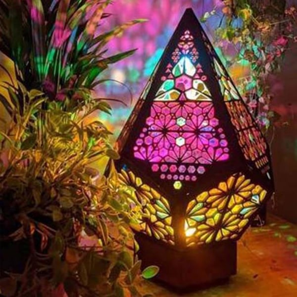 Belysning Tiffany Style Lamp Golvlampa för hem Tiffany Style St