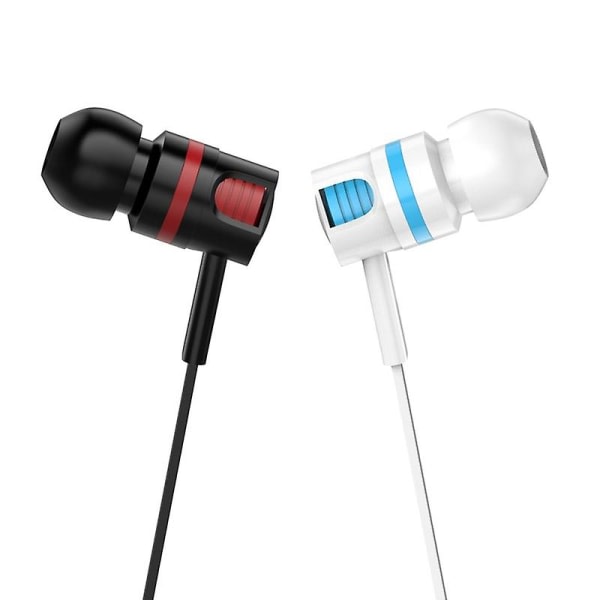 T2 Snygga 3,5 mm in-ear stereohøretelefoner Telefonheadset med mikrofon