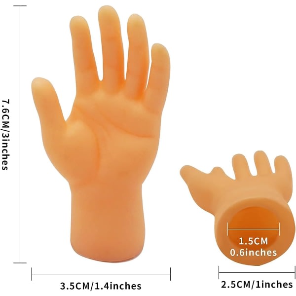 Finger Puppet Mini Finger Mini Finger Mini Finger Tok Set med 10 P