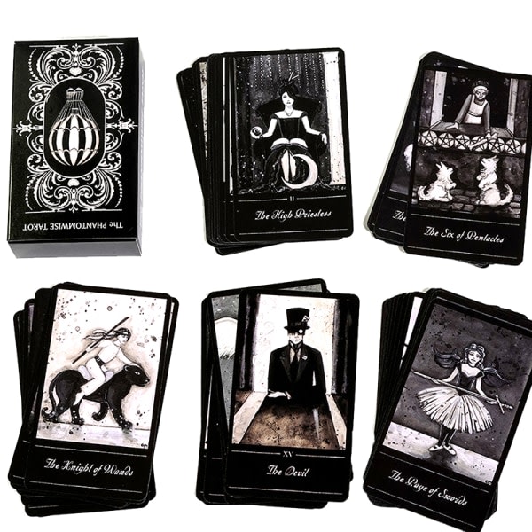 The Phantomwise Tarot Card Prophecy Fate Divination Deck Familie En størrelse A one size