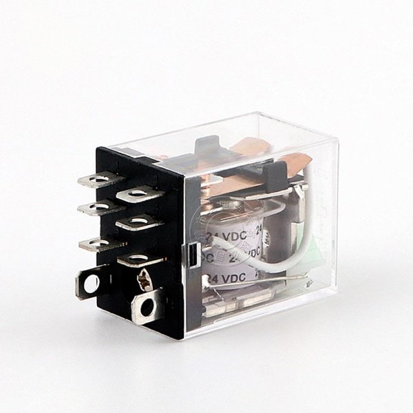 1 kpl mikroelektromagneettinen rele valolla 8-nastainen JQX-13F AC220 läpinäkyvä DC24V Transparent DC24V