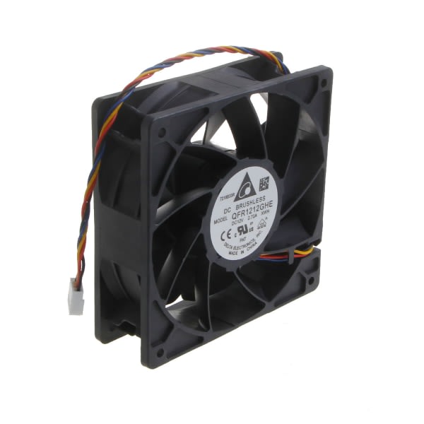 DC børsteløs CPU-serverblæser 12x12x3,8cm 210CFM 6000RPM 4Pin 4Wire PWM Automatisk temperaturstyring Køler fra QFR121