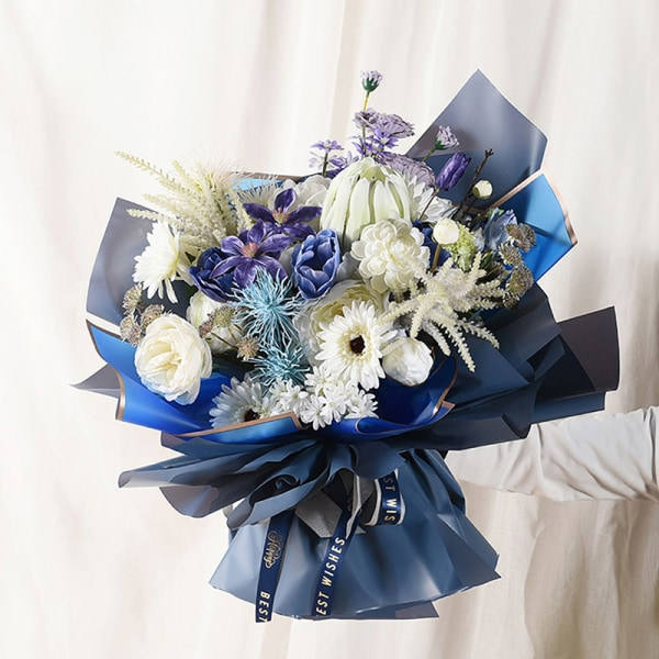 20st/lot Golden Rose Blomma omslagspapper Presentpapper Florist B3 20Pcs B3 20Pcs